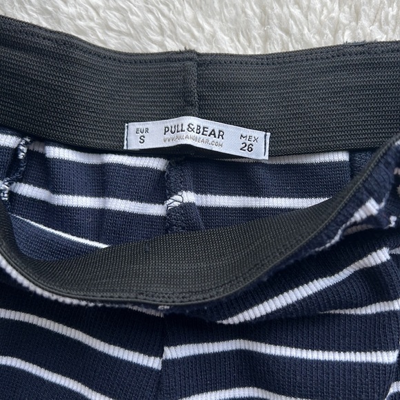Pull&Bear Striped Mini skirt with garter Small Womens school skirt - Picture 2 of 5